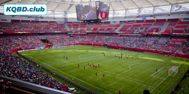Sân vận động BC Place tại Vancouver, một trong những điểm dừng chân tại Canada