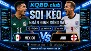 Đội hình dự kiến trước trận Mexico và Anh